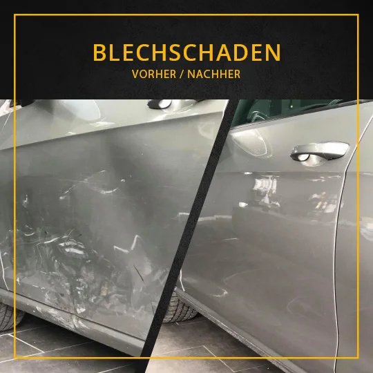 Vorher-Nachher: Blechschaden