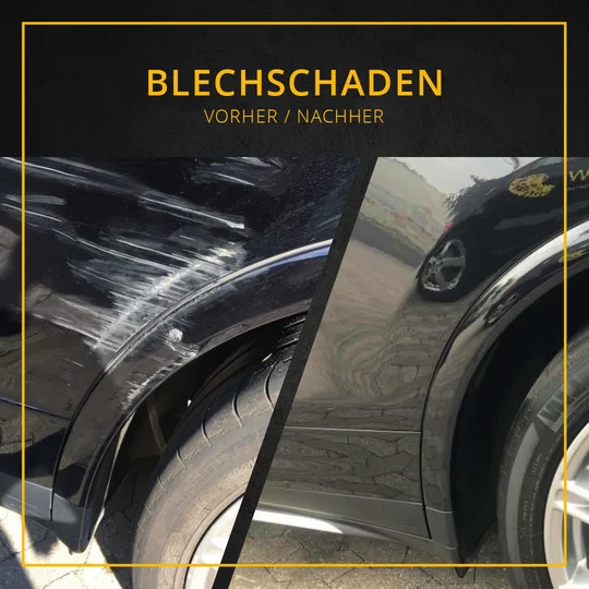 Vorher-Nachher: Blechschaden