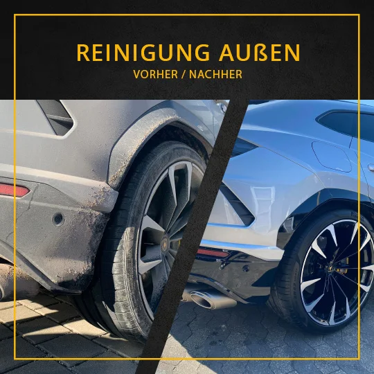 Vorher-Nachher: Reinigung Außen