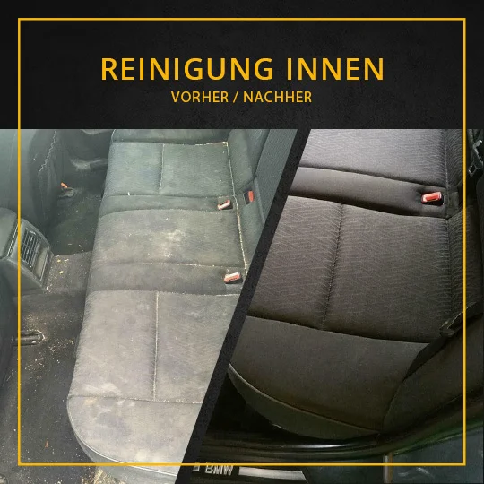 Vorher-Nachher: Reinigung Innen