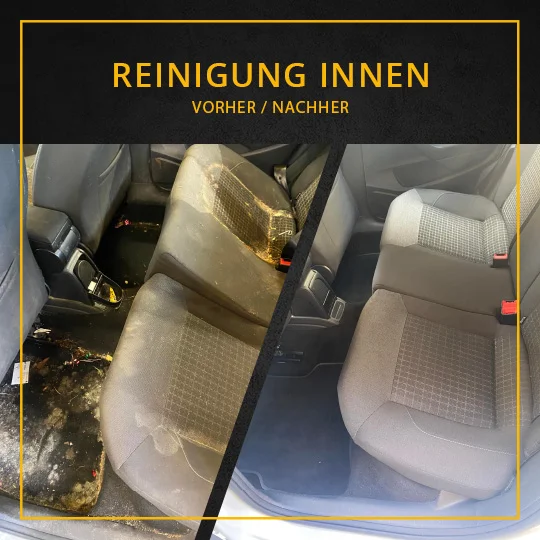 Vorher-Nachher: Reinigung Innen