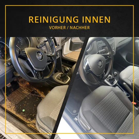 Vorher-Nachher: Reinigung Innen